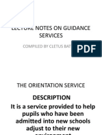 Guidance Services