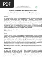 Informe Artículo Extracción y Electroforesis ADN