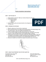 Trimix Injection Instructions