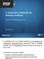 Evaluacion de Metodos Analiticos