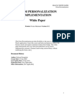 Form Personalization - 26oct PDF