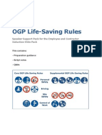 Life Saving Rules Speaker Support Pack Jan 2012