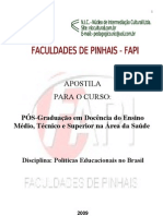 Apostila Politicas Educacionais