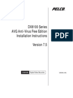 DX8100 Series AVG Anti-Virus Free Edition Installation Instructions