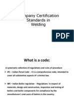 Iso 3834 Company Certication in Welding