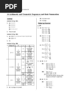 5ACh14 (Arithmetic and Geometric Sequences and Their Summation)