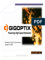 GigOptix (GIG) Needham Conference Version 1.14.14 FINAL