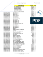 ABB Price Book 419