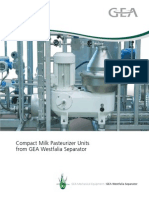 Compact Milk Pasteurizer Units Brochure