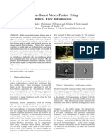 Motion-Based Video Fusion Using Optical Flow Information