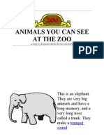 Animals You Can See at The Zoo by Rolando Merino