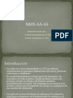 Determinación de CR III, VI