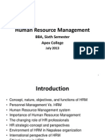 Human Resource Management