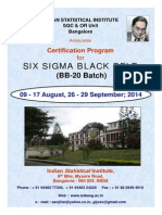 Six Sigma Black Belt: (BB-20 Batch)