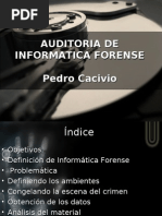 Auditoria de Informatica Forense - Pedro Cacivio