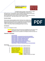 Capital Budgeting Analysis For Medical Services USA: Purpose of Spreadsheet