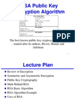 RSA Public Key Encryption Algorithm