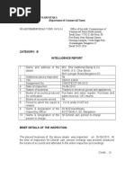 Category: B Intelligence Report: (Department of Commercial Taxes)