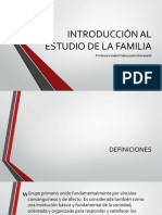 Introducción Al Estudio de La Familia