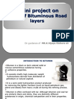 A Mini Project On Bituminous Road Layers