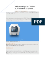 Aprende A Publicar Con Apache Cordova Hacia Android