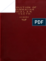 Evolution of Mammalian Molar Te - Osborn, Henry Fairfield, 1857-1