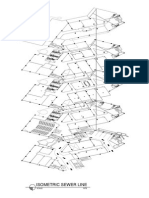 Isometric Sewer Line: Scale NTS