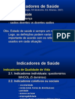 Indicadores de Saude