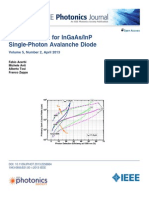 Design Criteria For Ingaas/Inp Single-Photon Avalanche Diode