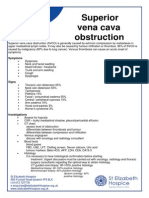 Guidelines For The Management of Superior Vena Cava Obstruct