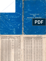 Selected Pages From Nautical Almanac 1992