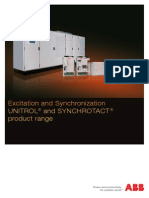 Excitation and Synchronization: Unitrol and Synchrotact Product Range