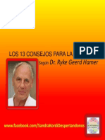 Los 13 Consejos para La Sanación Según Dr. Ryke Geerd Hamer