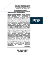 Final Impeachment Complaint Against Bs Aquino by Bayan Et. Al.
