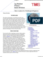 An Introduction To Failure Analysis For Metallurgical Engineers