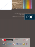 Generando Capacidades para La Gestion Del Riesgo y Adaptacion Al Cambio Climatico