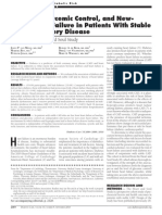 Diabetes, Glycemic Control, and New-Onset Heart Failure in Patients With Stable Coronary Artery Disease