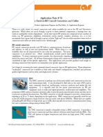 Application Note # 51 Application Guide To RF Coaxial Connectors and Cables