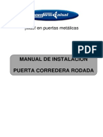 Manual de Instalacion Uso y Mantenimiento de Corredera Rodada