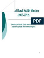 National Rural Health Mission (2005-2012)