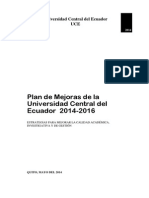 Plan de Mejoras Uce