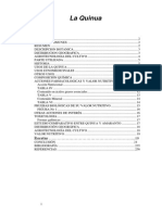 Quinua y Amaranto Estudios Comparativos