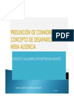 2-Presuncion de Conmoriencia