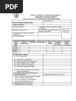 Application Form IITJodhpur