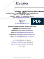 Floya Anthias Social Divisions Intersectionality