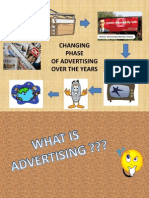 Changing Phase of Advertising Over The Years