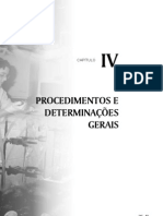 Procedimento e Determinações Gerais em Alimentos - Capitulo 4