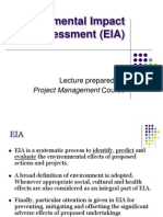 Environmental Impact Assessment (EIA) : Project Management Course