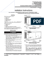 Carrier CRHEATER Installation Instructions