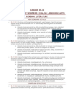 Annotated Grades 11-12 Common Core Ela Standards